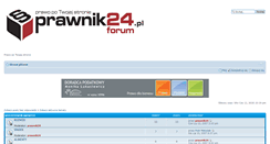 Desktop Screenshot of forum.prawnik24.pl